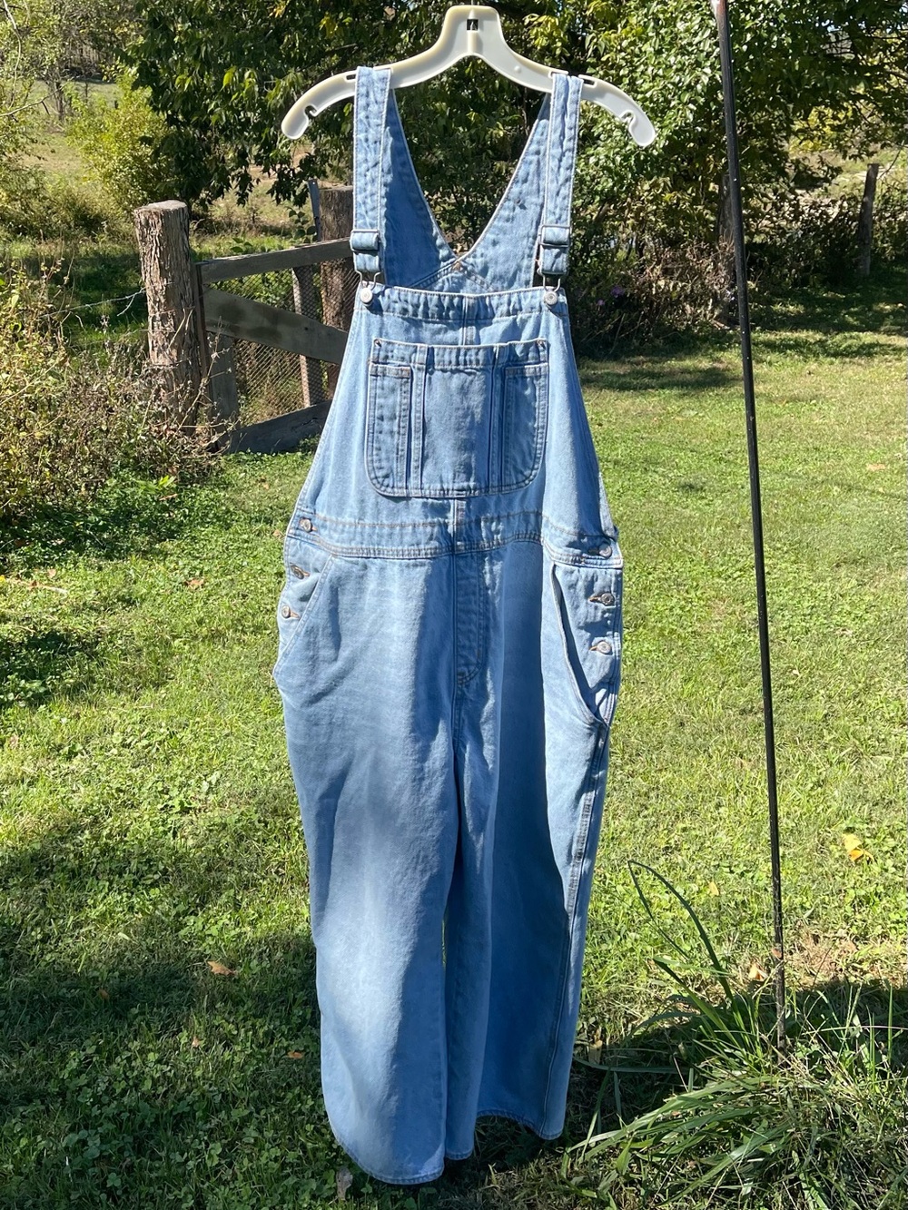 Old Navy Women's Baggy Wide Leg Bib Overalls Size 18 Plus Size